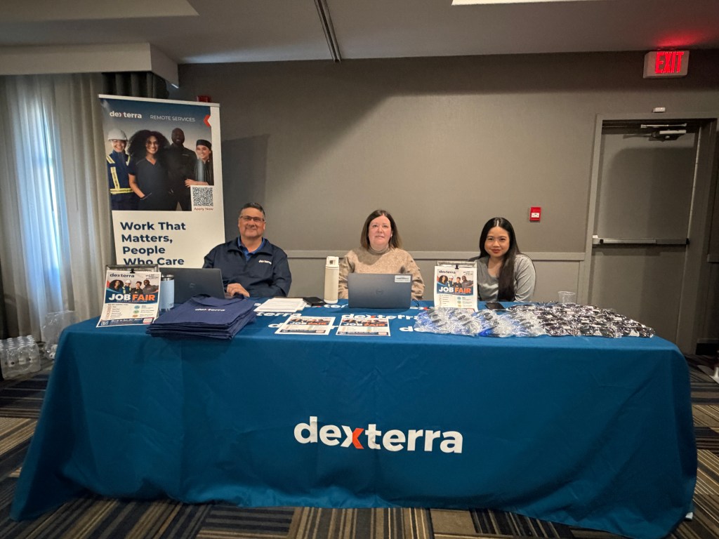 Dexterra booth at the Grande Prairie Job Fair